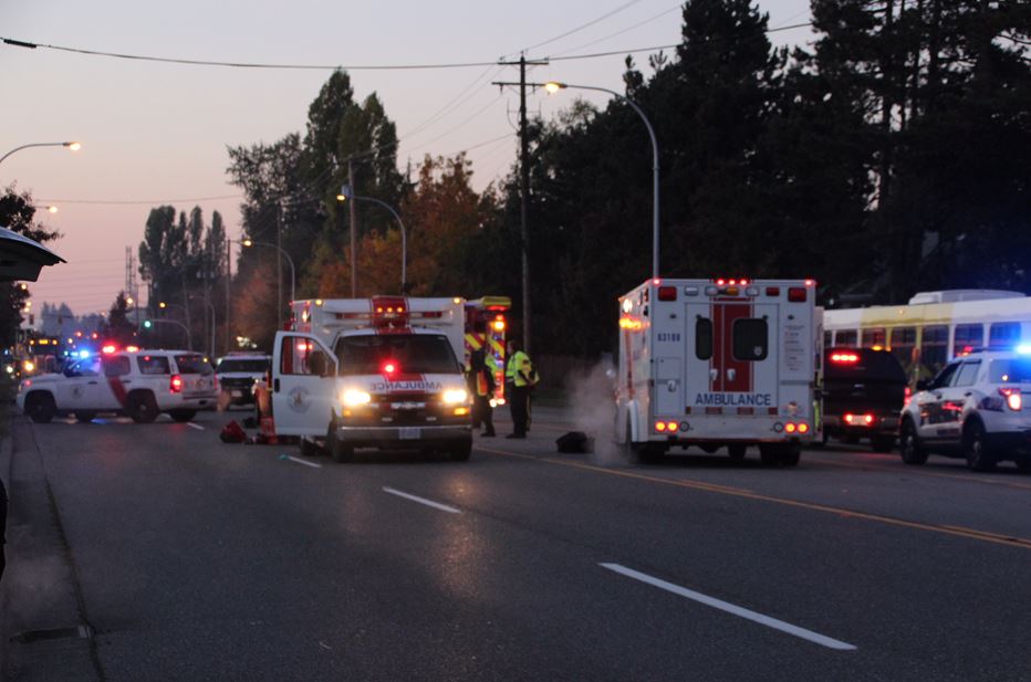 Emergency crews rushed to the scene Friday morning.
