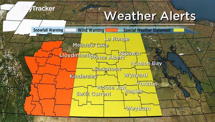 Special Weather Statement Issued For Snow, Wind And Rain In Saskatoon ...