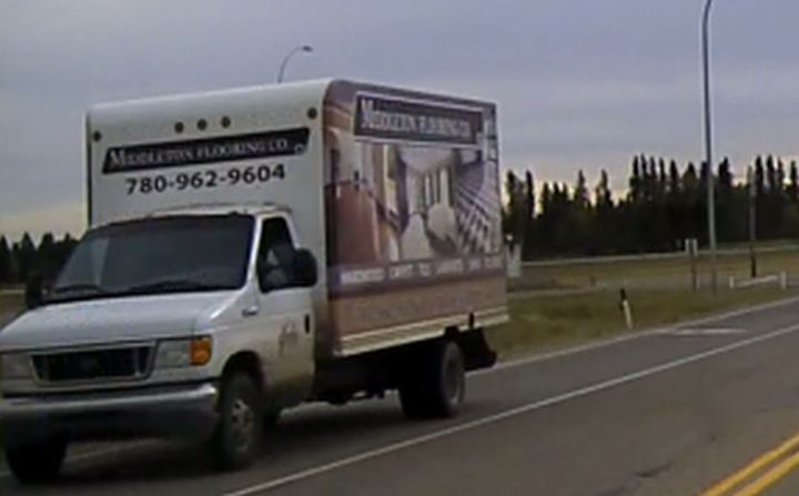 On Friday night, the RCMP released a photo of the suspect vehicle in a deadly hit-and-run in Thorsby, Alta. earlier in the day.