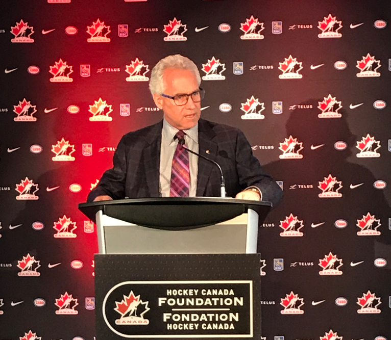 Tom Renney, Hockey Canada chief executive officer.