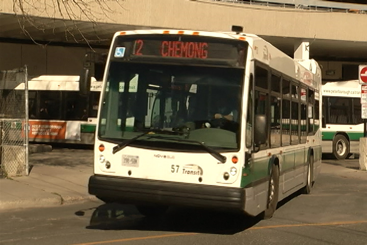 A man faces weapons charges related to an incident at the Peterborough Transit bus terminal.
