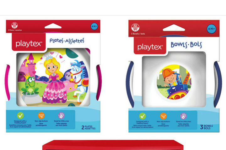 Playtex plates and bowls are being recalled in Canada and the United States.