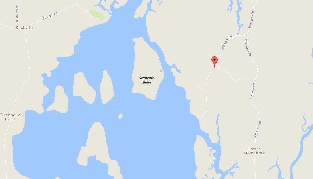Police said the incident happened in the water near the end of William Allen Rd. in Yarmouth County. 