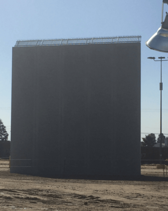 PHOTOS: Prototypes of Donald Trump’s border wall are now up - National ...