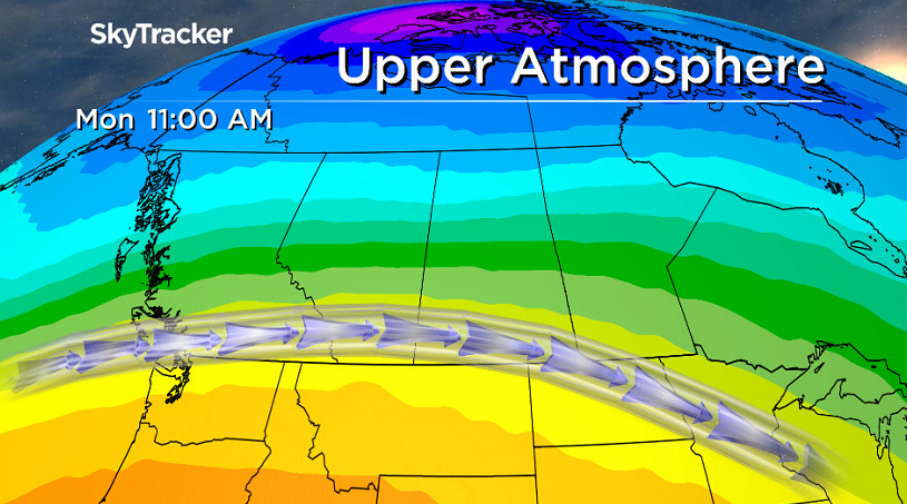 We tap into a bit of some upper ridging to kickoff the work week.
