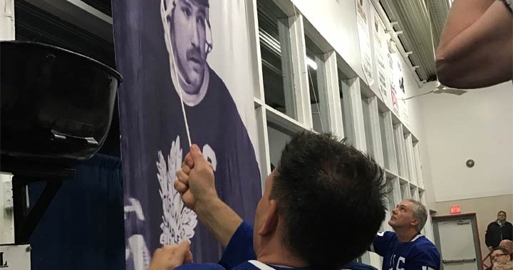Wendel Clark banner raised in Kelvington part of Toronto Maple Leafs tour