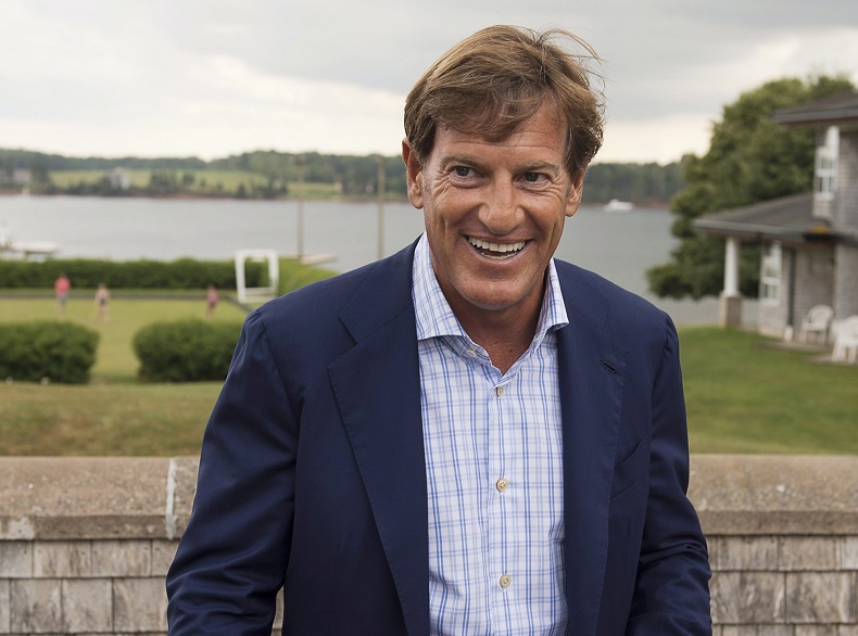 Liberal Party of Canada fundraiser Stephen Bronfman is pictured at  the party's caucus retreat in P.E.I. in 2013. 
