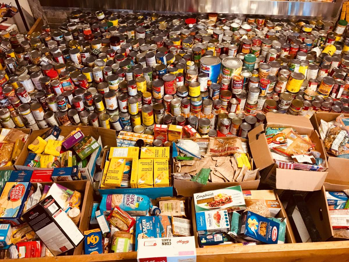 Killarney School staff and students collect 10,000 items for food bank.