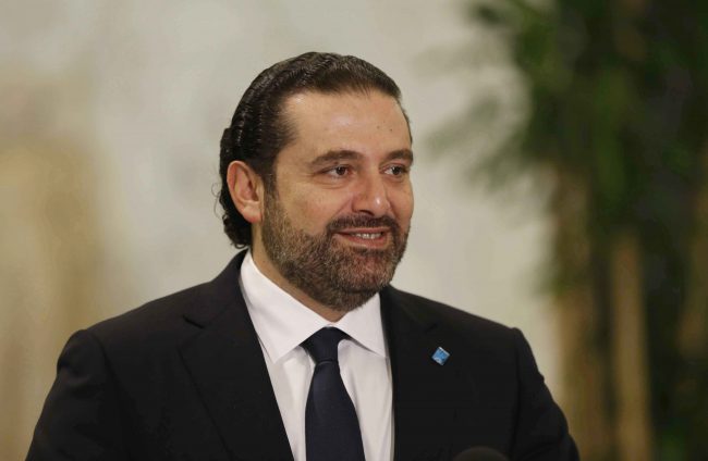 Lebanese Prime Minister Saad Al-Hariri.