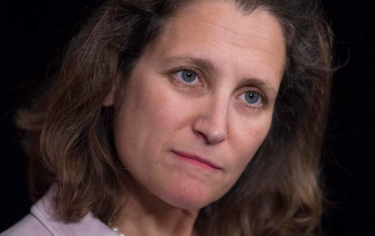 Foreign Affairs Minister Chrystia Freeland speaks with the media ahead of the Association of Southeast Asian Nations Summit in Manila, Philippines Sunday November 12, 2017. 


Canadian Prime Minister Justin Trudeau 
stops at the Jollibee restaurant in Manila, Philippines Sunday November 12, 2017. THE CANADIAN PRESS/Adrian Wyld.
