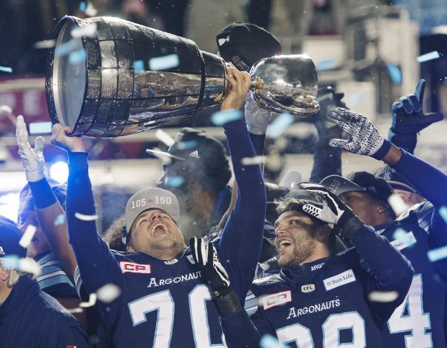 Toronto Argonauts Win Grey Cup With 27-24 Victory Over Calgary ...