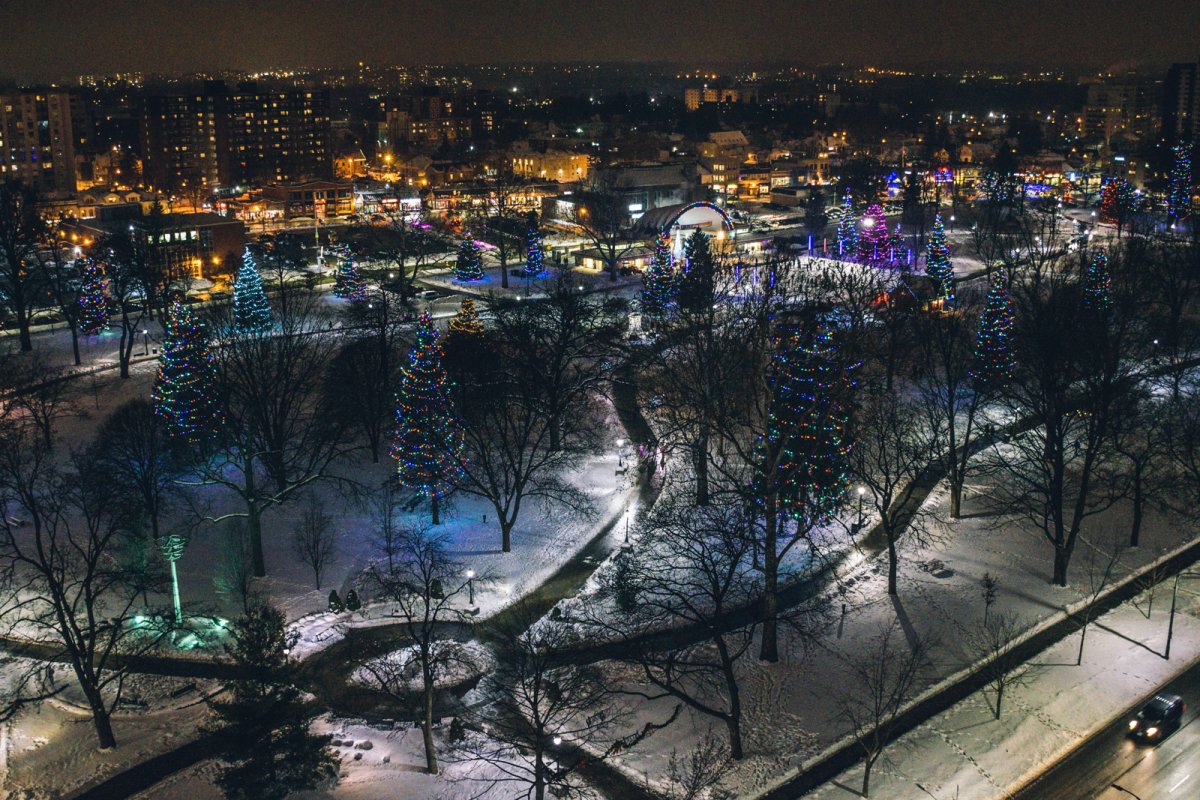 Victoria Park will host a New Year's Eve celebration on Tuesday night.
