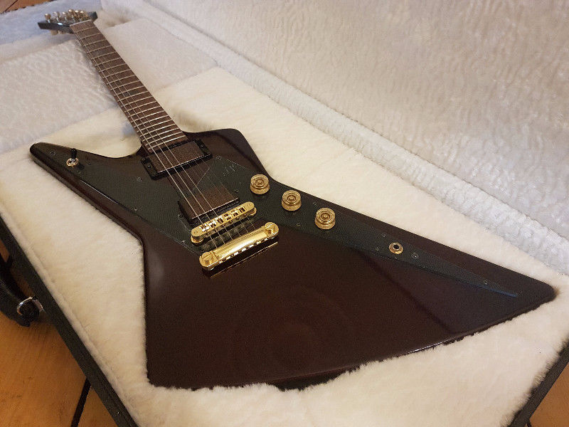 Adam Kierstead has a tale to tell about this Gibson Reverse Explorer Guitar.