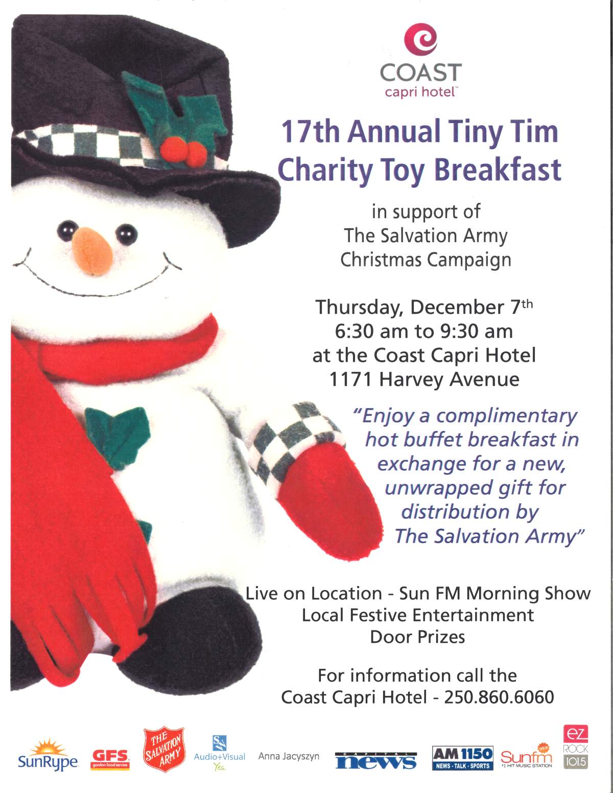 Tiny Tim Charity Breakfast - image