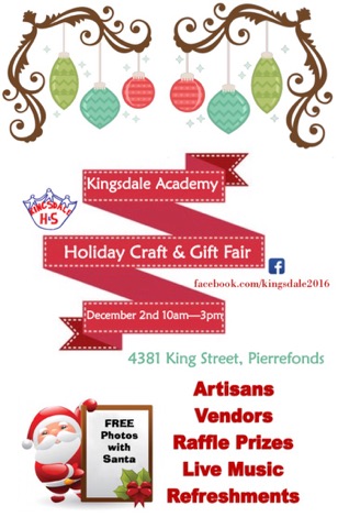 Kingsdale Academy Holiday Craft & Gift Fair ! - image