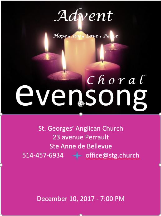 Advent Choral Evensong - image
