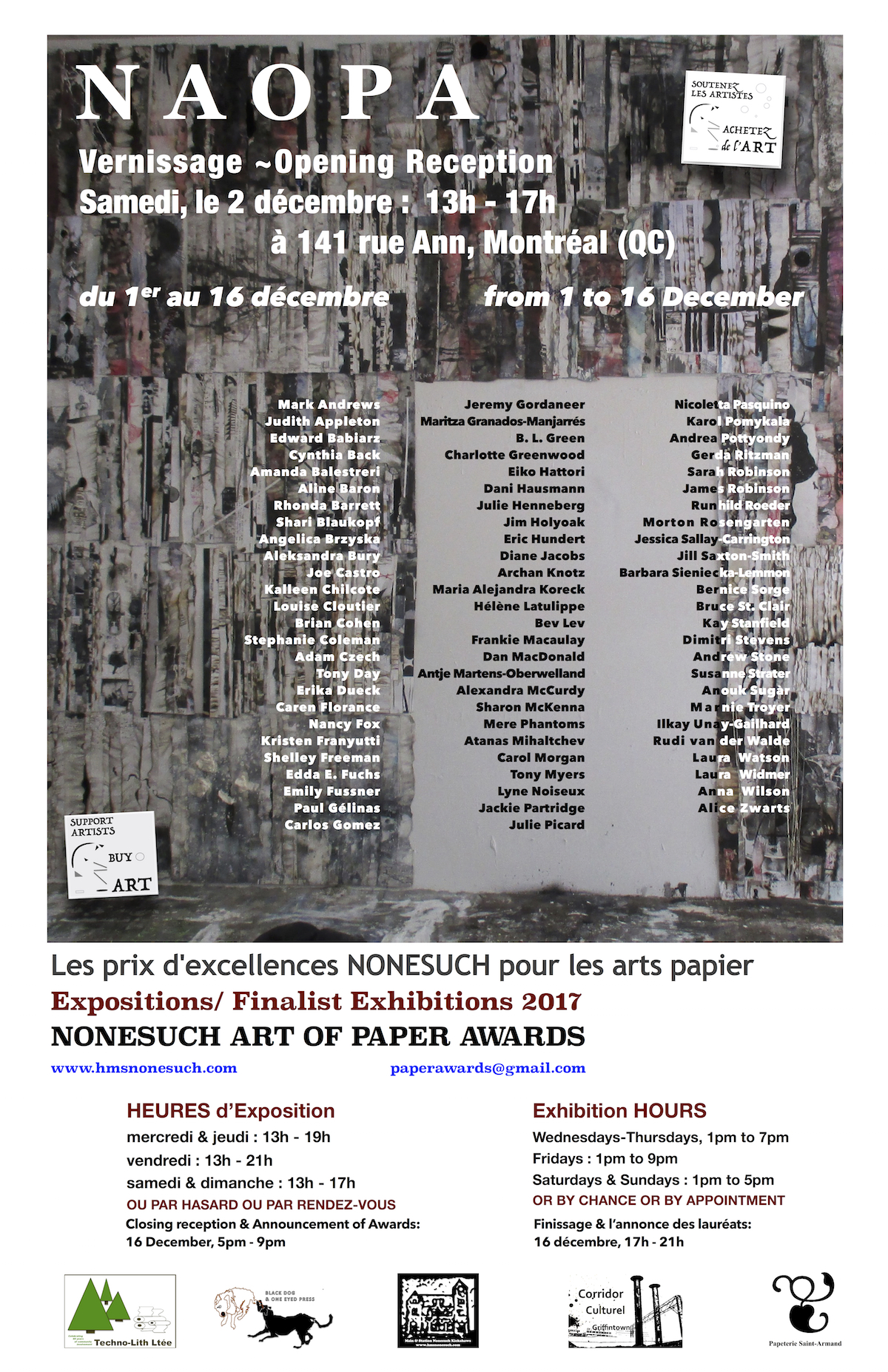 2017 Nonesuch Art Of Paper Awards finalist exhibition - image