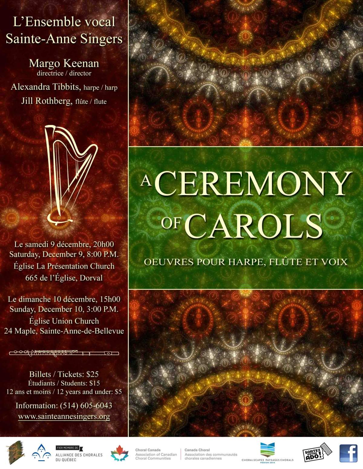Sainte-Anne Singers presents, “A Ceremony of Carols” - image