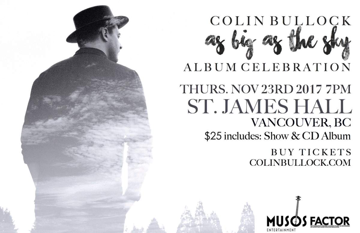 Colin Bullock Album Release - image