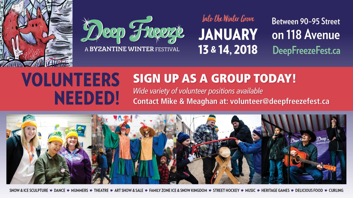 Volunteer Call Out for Deep Freeze Festival - image