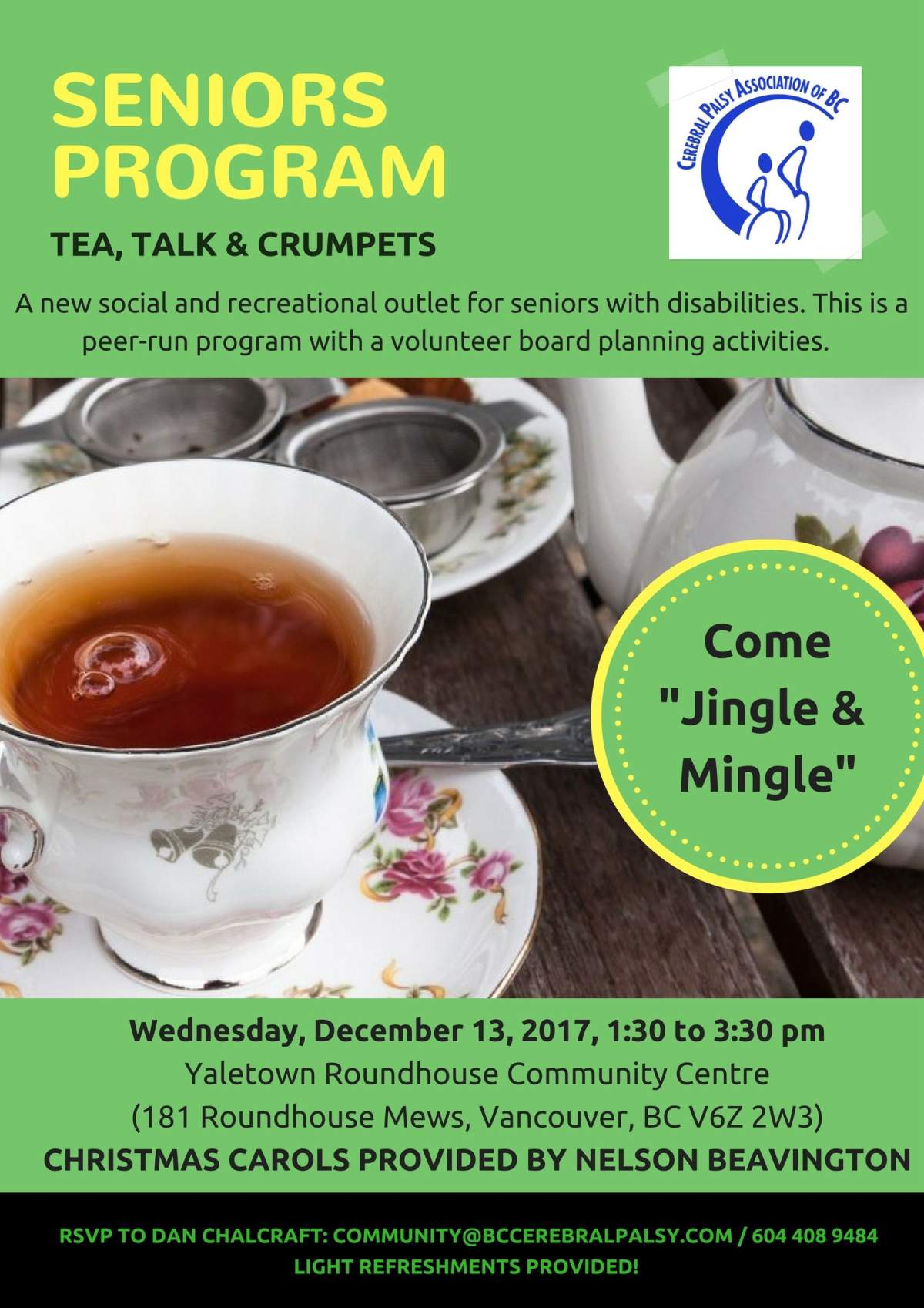 Seniors Program-Tea, Talk & Crumpets - image