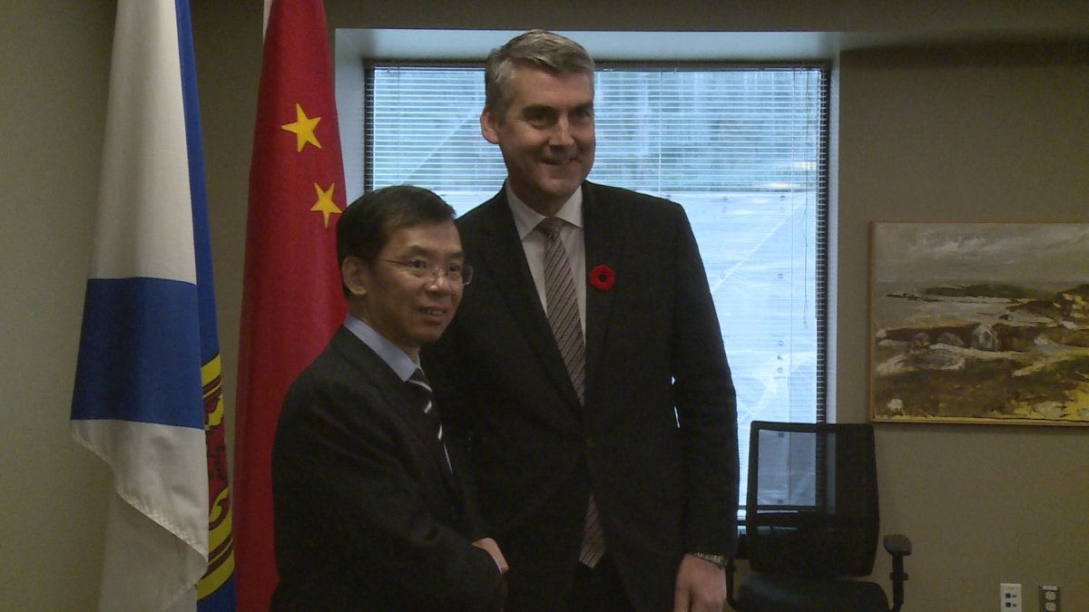 China's ambassador to Canada met with Nova Scotia's cabinet on Monday and spoke to Premier Stephen McNeil about the seafood industry, education, tourism and energy.