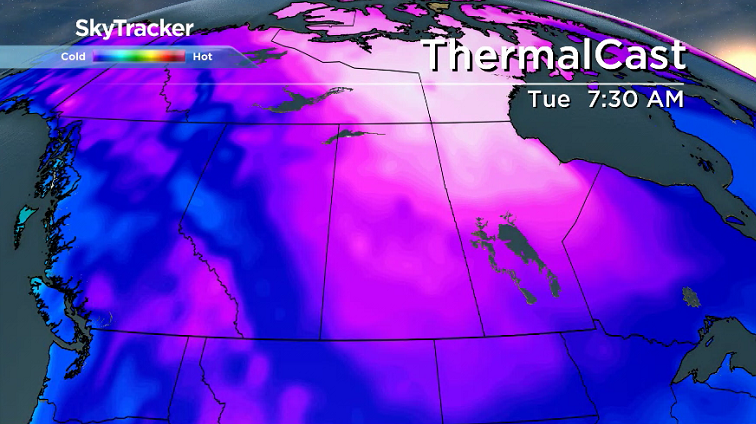 Arctic air plunges back in for the first full week of December.