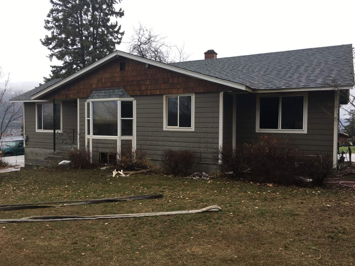 Lake Country house heavily damaged in overnight fire - image