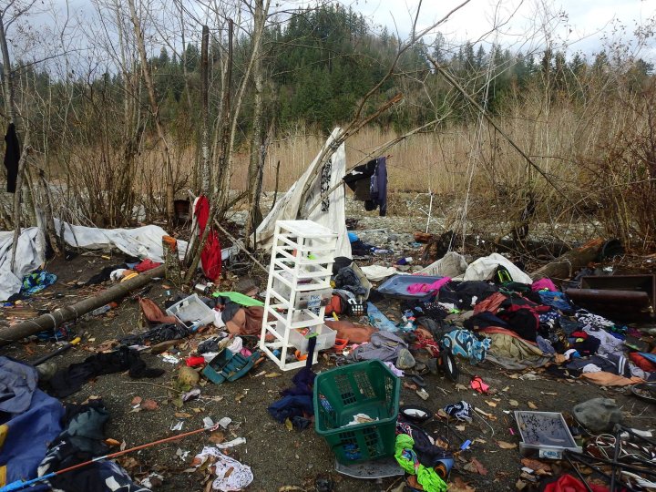Chilliwack residents blame homeless camp for piles of garbage left by river BC Globalnews.ca