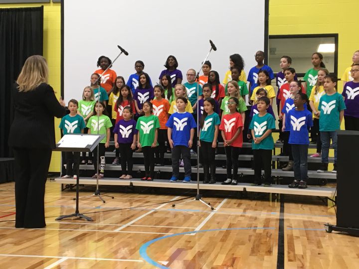 Classes already started more than two months ago at Edmonton’s Constable Daniel Woodall School but on Wednesday, family and friends of the fallen police officer whose name the school bears were joined by dignitaries and students to celebrate its official opening.