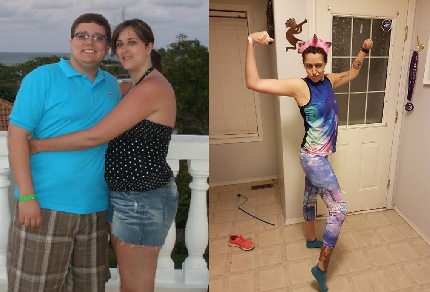 In two years, Erin LeBlanc went from around 200 pounds to 130 pounds.