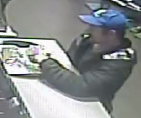 Security footage of man Chilliwack RCMP believe may be responsible for some of the recent counterfeit transactions.