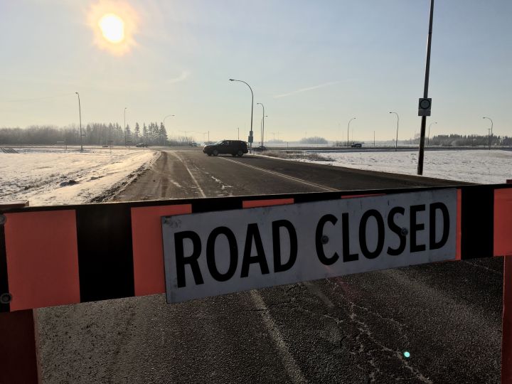 One person was killed in a two-vehicle crash in the area of 17 Street and Manning Drive in northeast Edmonton Saturday, Nov. 11, 2017.