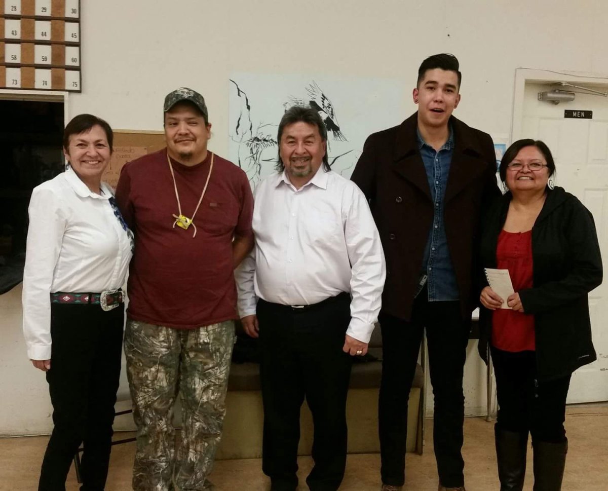 Newly elected members of the Penticton Indian Band council. 