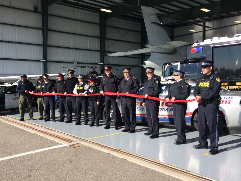 West Region OPP launched their festive RIDE program at the St. Thomas Municipal Airport Friday.