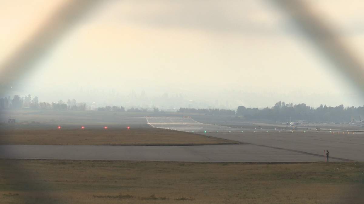 Flight cancellations and delays at Kelowna Airport - image