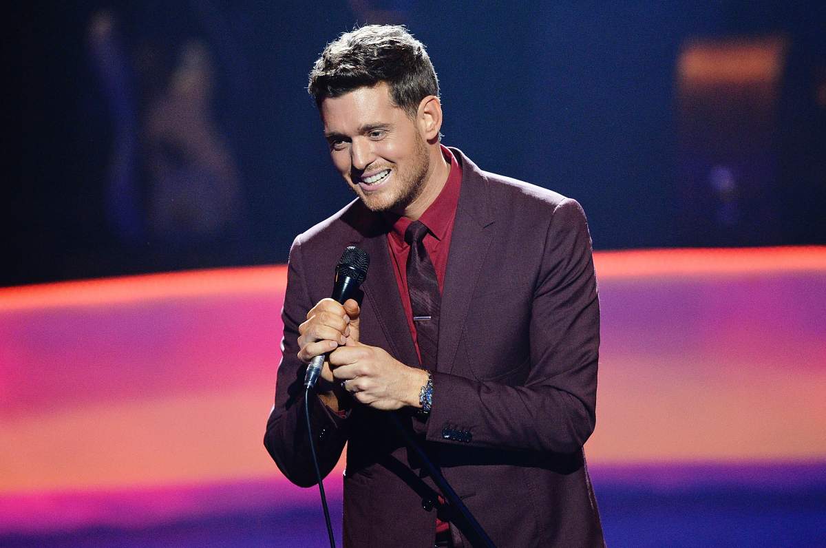 Michael Buble performs during the Apple Music Festival at The Roundhouse on September 28, 2016 in London, United Kingdom.