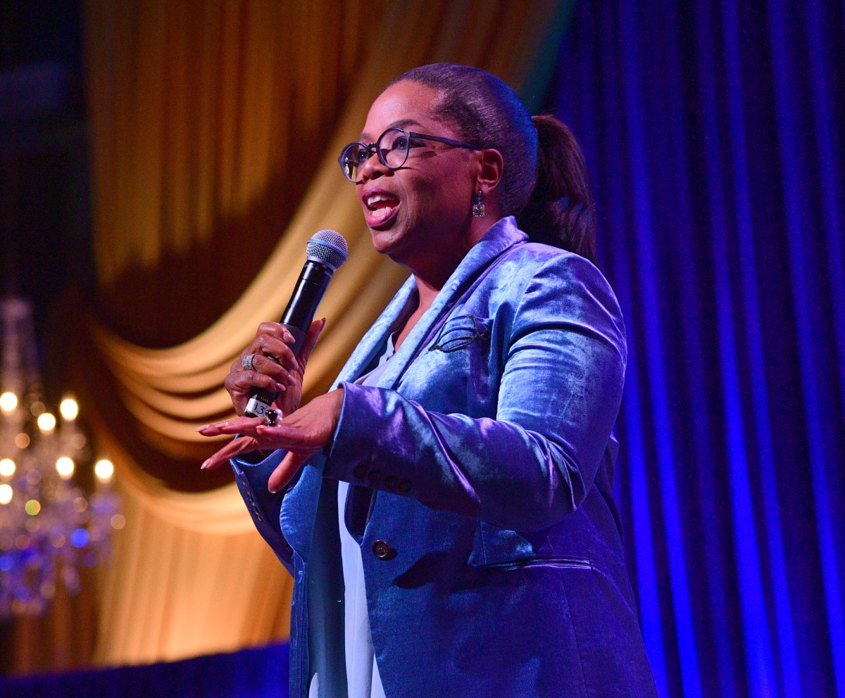 Oprah Winfrey Speaks at Ron Clark Academy 10 Year Celebration at The Ron Clark Academy on November 3, 2017 in Atlanta, Georgia.