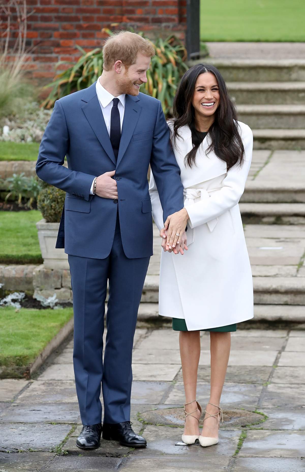 Prince Harry, Meghan Markle appear together for first time as engaged couple - image
