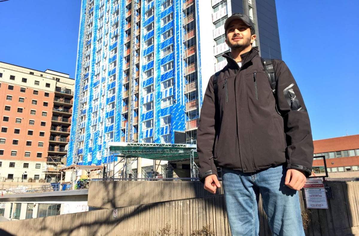 Hassan Haider lost everything this week in a fire.