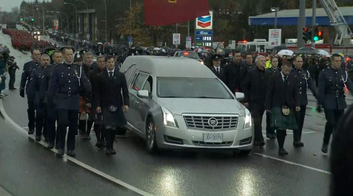 In pictures: Emotional memorial for fallen Abbotsford officer John Davidson - image