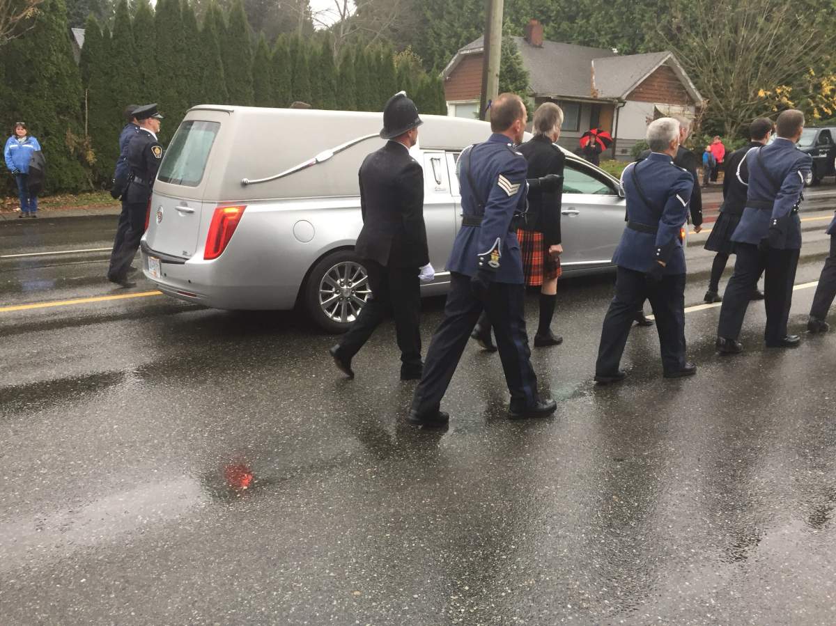 In pictures: Emotional memorial for fallen Abbotsford officer John Davidson - image