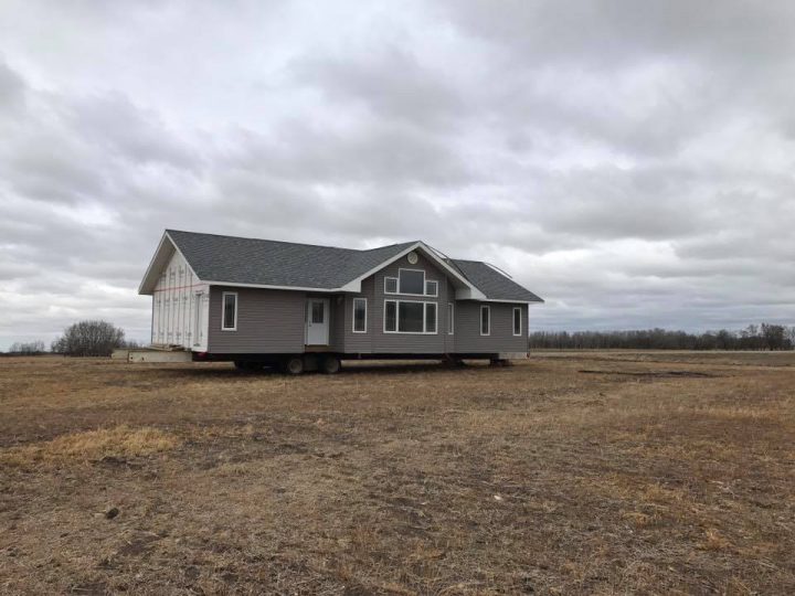 A farmer east of Regina was driving past one of his fields last week when he saw a beautiful, brand-new house sitting in the middle of the rolling prairie.