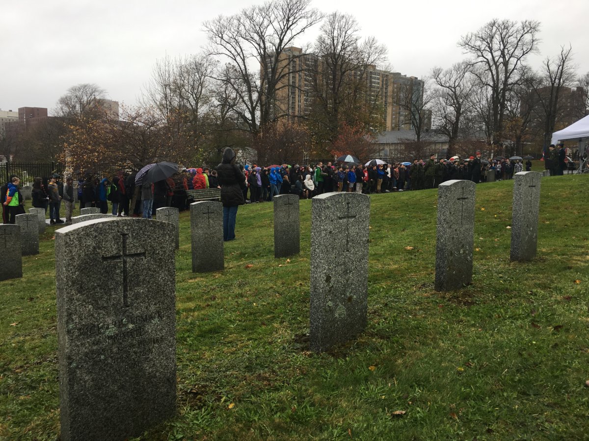 Halifax students honour soldiers with No Stone Left Alone ceremony - image