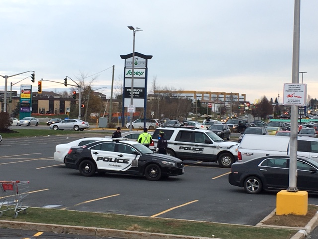 Multiple units responded to an incident at a Shoppers Drug Mart in Fredericton, N.B. on Monday.