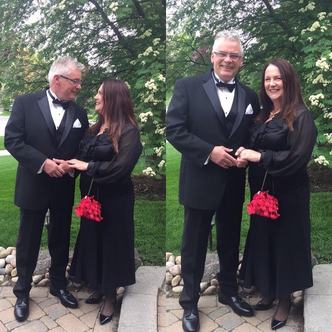 Kevin and his wife Bryna Rabishaw