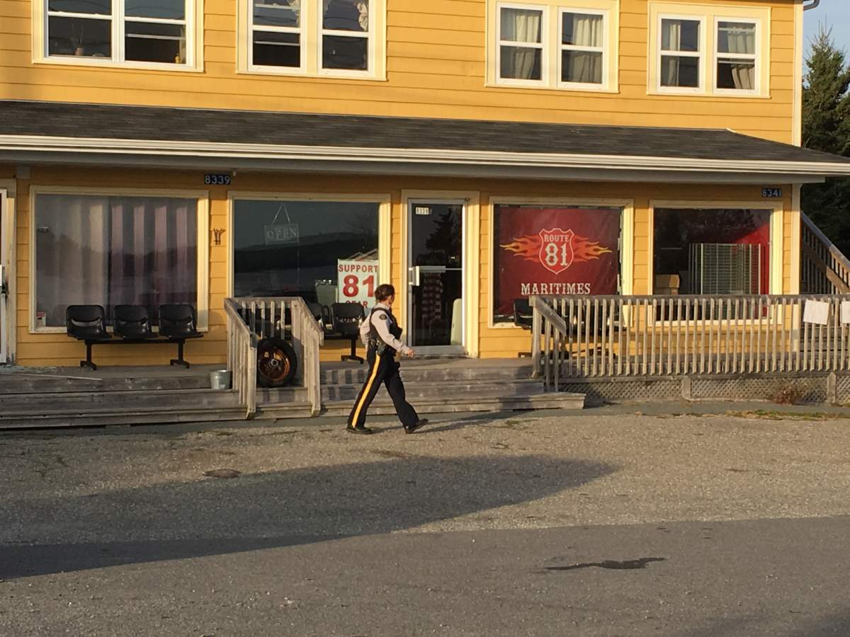 RCMP raided a biker clubhouse in Musquodoboit Harbour on Nov. 1, 2017.