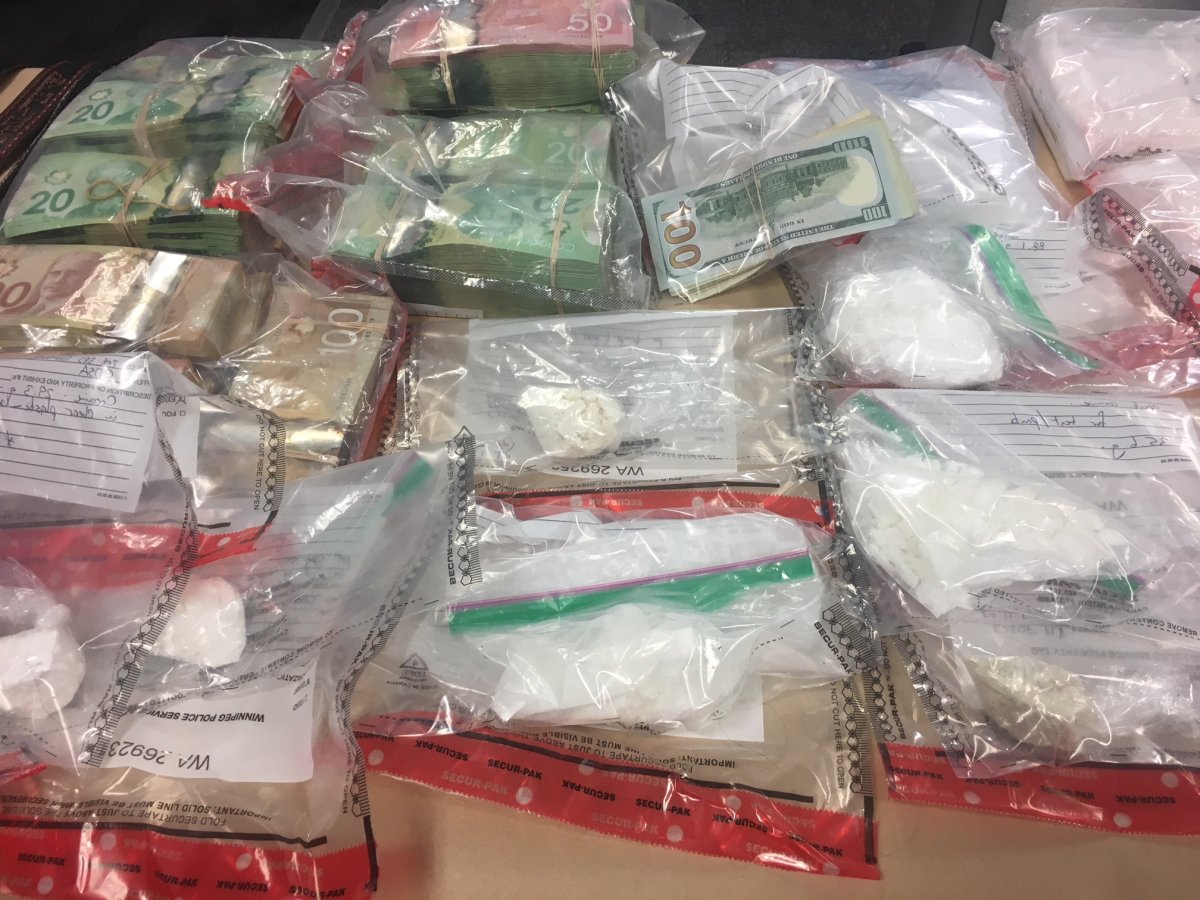 Winnipeg Police confiscated a significant amount of cash and drugs Nov. 3.