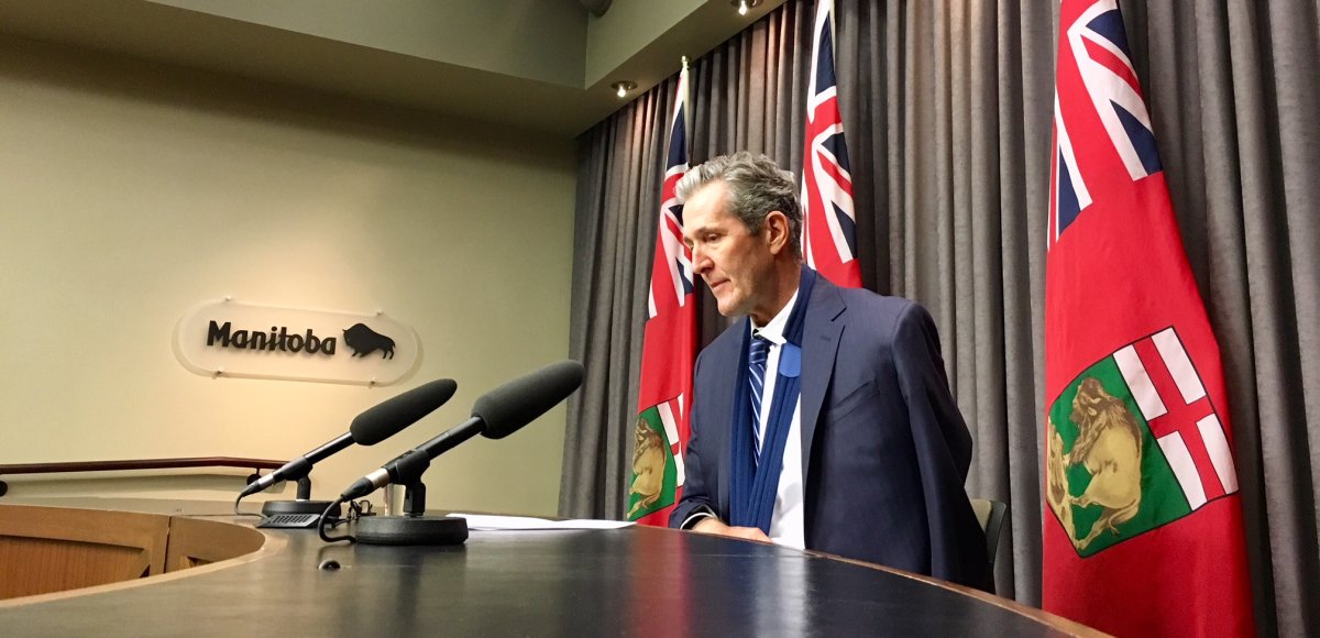 Manitoba Premier Brian Pallister speaking about his government's Throne Speech for 2018.