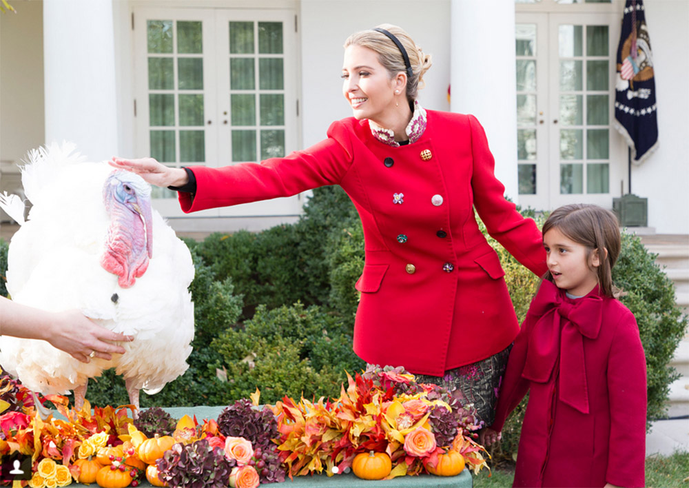 Ivanka Trump is getting ready for Thanksgiving.